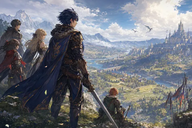 AI-generated editorial illustration for Fire Emblem: Fortune’s Weave