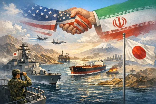 Japan's Self-Defense Forces and naval operations in the Strait of Hormuz during the 2026 Iran crisis