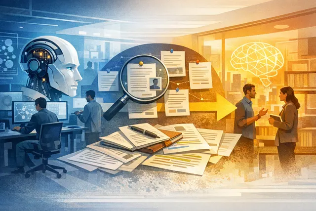 Conceptual illustration of AI brain drain from Google to Anthropic and OpenAI
