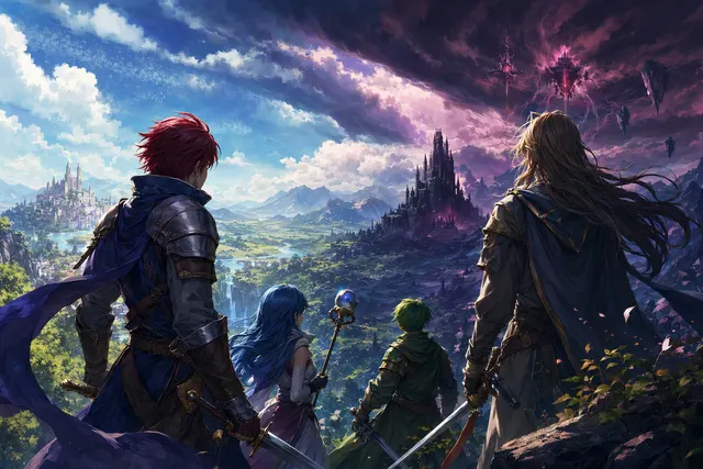 Editorial artwork for Lufia I & II: The Sinistrals Saga, the 2027 collection of classic Lufia role-playing games