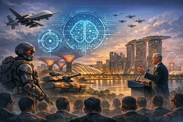 AI and autonomous warfare threats discussed at the 2025 Shangri-La Dialogue in Singapore