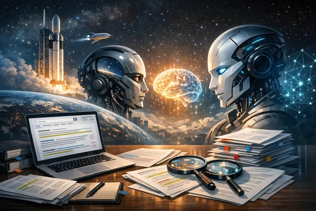 AI-generated conceptual image of Grok 4.5 and the SpaceX-Cursor partnership