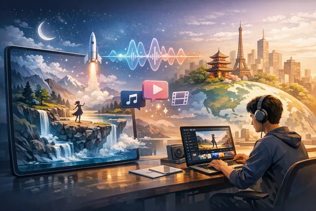 ByteDance Dreamina Seedance 2.0在CapCut中生成带同步音频的AI视频概念图
