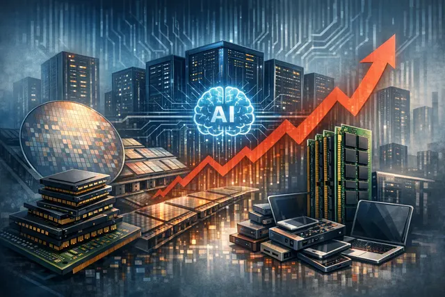 How is the global memory chip shortage caused by insatiable AI data center demand driving “chipflation” across electronics markets worldwide