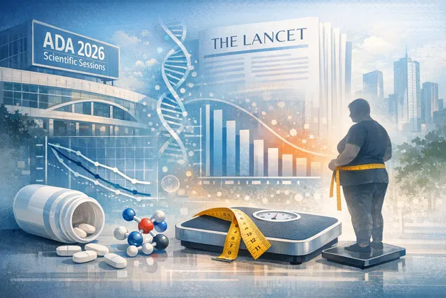 AI-generated illustration representing AstraZeneca's oral GLP-1 pill elecoglipron and its Phase IIb clinical trial results