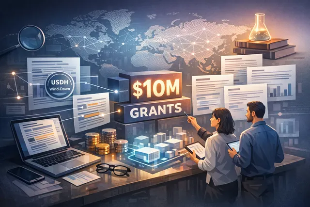 Hyper Foundation $10 million grant program announcement for USDH to USDC migration on Hyperliquid