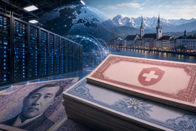 AI-generated illustration of global bond markets financing AI data centers
