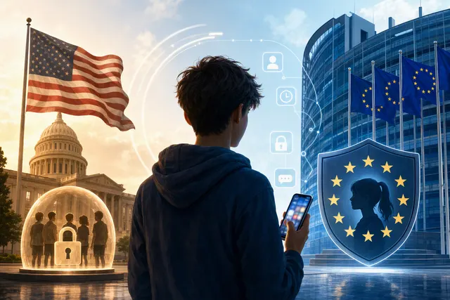How do Meta’s US settlement measures to protect teenagers compare with the EU’s demands under the Digital Services Act, why does the Europea