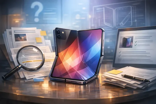 Concept render of Apple's foldable iPhone Ultra in an open book-style design with a large inner display