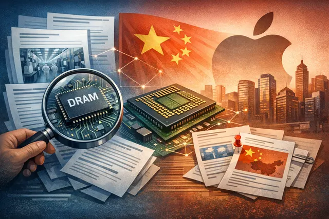 Apple tests DRAM chips from China state-backed CXMT amid global memory shortage