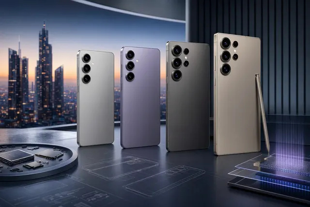 Illustrative concept image for reports about Samsung’s rumored Galaxy S27 lineup; not an official product image.