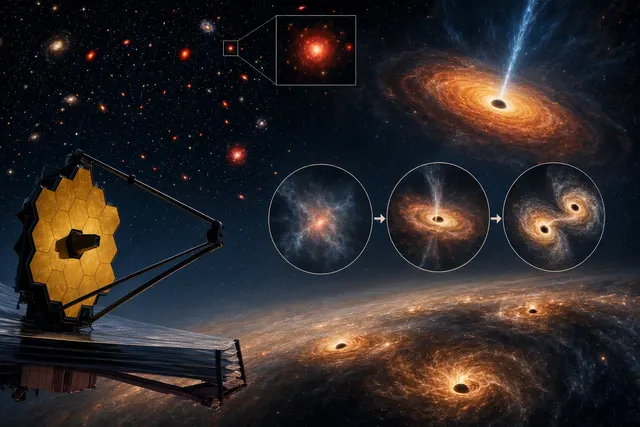 How do three recent studies help explain JWST’s “little red dots” and the unexpectedly large population of massive black holes in the early