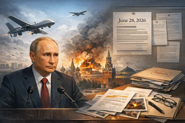 Search & fact-check with cited sources for What did Vladimir Putin say on June 28, 2026, about Ukraine's escalating drone strikes on Russian
