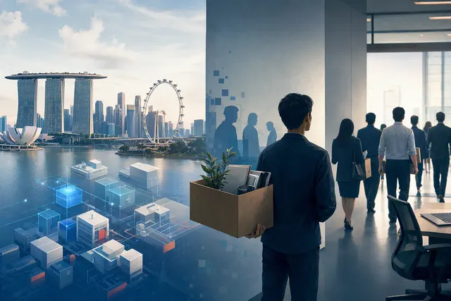 Illustration accompanying GovTech Singapore’s workforce restructuring and shift towards in-house product ownership