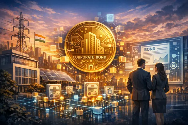 What are India’s plans for launching its first tokenised corporate bond issue through state owned power financier REC in September 2026, inc