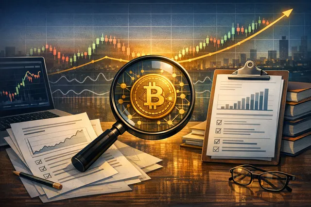 Bitcoin price chart with on-chain metrics overlay showing UTXO Profit/Loss Count Ratio and capitulation signal for 2026 bear market bottom analysis