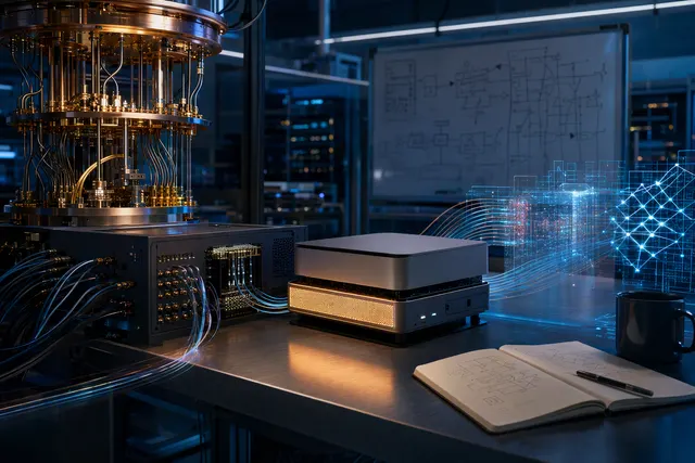 What did Dutch quantum control company Qblox announce in Delft on October 22, 2026, about connecting NVIDIA’s DGX Spark desktop AI system to