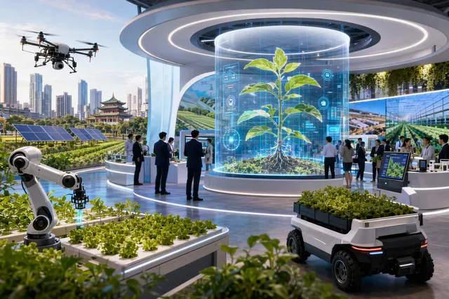 Smart agriculture technologies showcased at the 2026 Asia Agri‑Tech Expo in Tainan