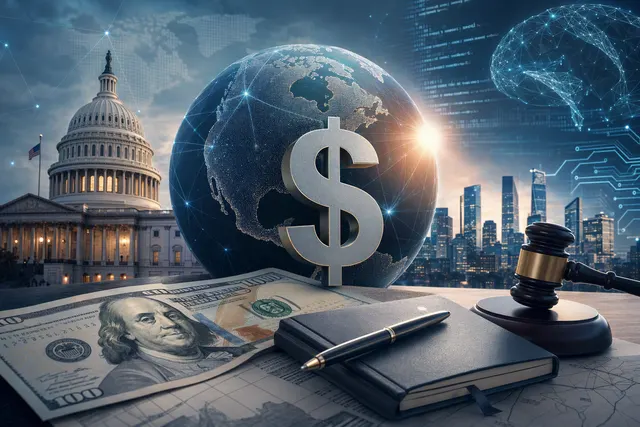 Why does Cathie Wood expect the US dollar to surge over the next few years despite predictions of long term decline, how does the Federal Re
