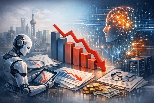 What did China’s Baidu report for the second quarter regarding its fifth consecutive quarterly revenue decline, total revenue and year on ye