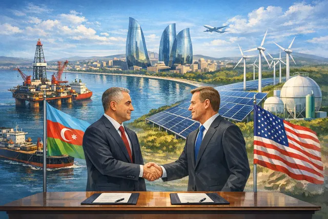 Global energy leaders and officials at Baku Energy Week 2026 signing major commercial agreements