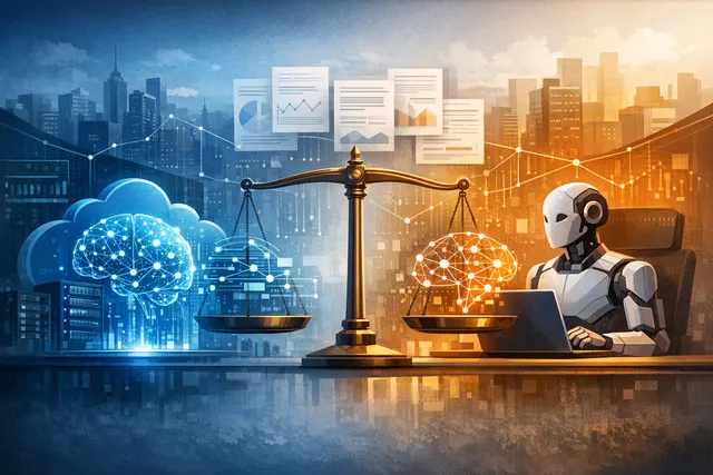 Microsoft Azure and DeepSeek cloud infrastructure concept illustration