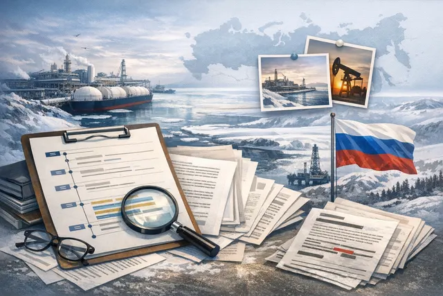 Arctic LNG 2 project facility in Russia's Gydan Peninsula