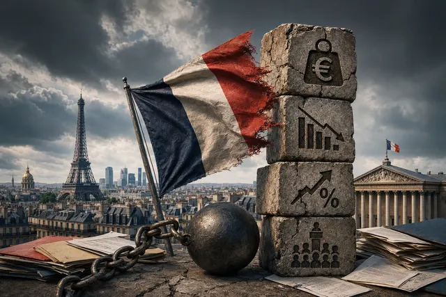 Illustrative image for France’s government-debt pressures and bond-market risk.