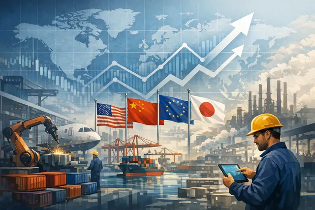 What is the current state of global manufacturing growth as of May 2026, as indicated by the latest ISM, Caixin, NBS, HSBC, and eurozone fla