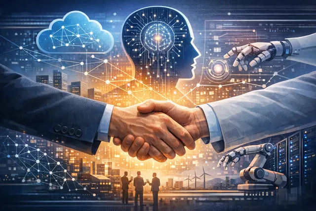 EQT and Google Cloud agentic AI partnership illustration
