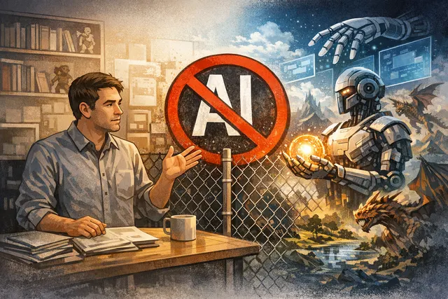 Pocketpair communications director John Buckley reaffirmed the studio's stance against generative AI. The company says it does not use gen AI in its games and will not publish game