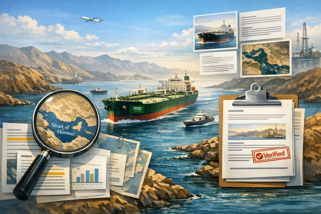 AI-generated editorial hero image for Search & fact-check with cited sources for What does the recent surge in Saudi crude oil shipments through the Strait of Hormuz — approachin