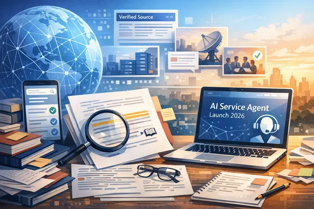 Microsoft Copilot interface icons alongside a calendar marking June 2026, representing Service Agent and MCP general availability announcements.