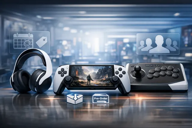 What are the release dates, pricing, pre-order details, key features, and target audience for Sony's newly announced PlayStation accessories