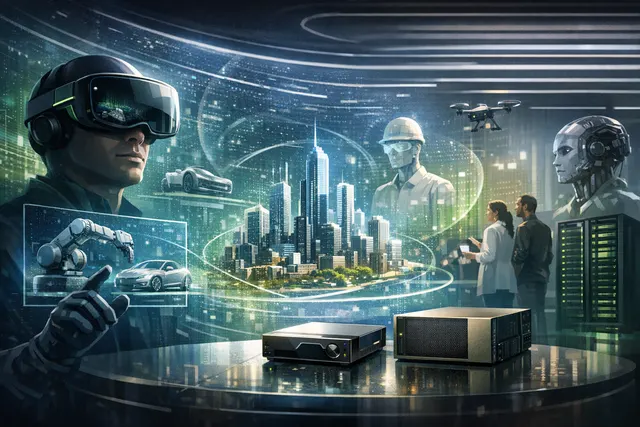NVIDIA XR AI platform and VITURE Helix AI safety glasses concept at AWE 2026