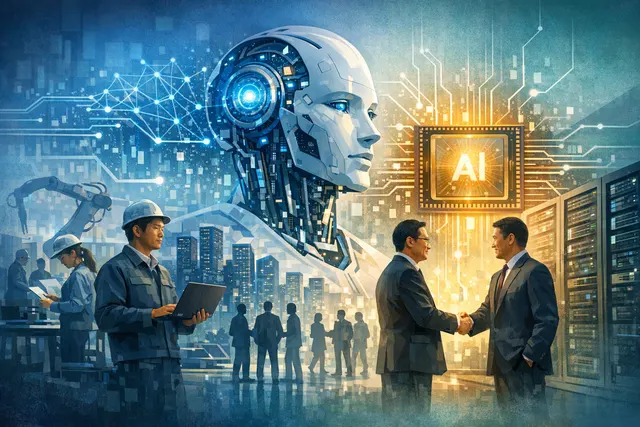 MediaTek and Nvidia chip designers collaborating on AI silicon in a modern semiconductor lab