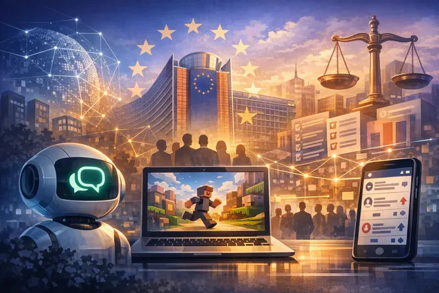 What did the European Commission’s designation of ChatGPT, Reddit, and Roblox as “very large” online platforms or search engines under the D