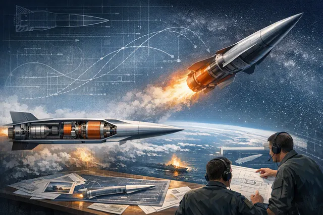 Illustration of Russia’s 3M22 Zircon missile and Ukraine’s assessment of its ballistic flight profile