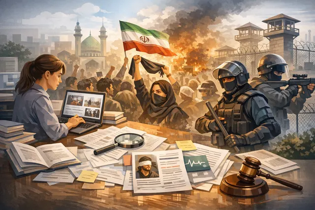 Search & fact check with cited sources for What are the key details of Iran's ongoing crackdown on protesters since December 2025, including