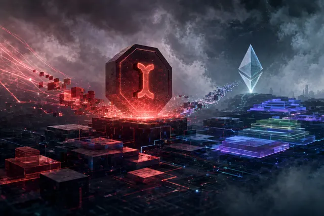 Editorial illustration for the Initia security incident and halt of its layer-1 network and rollups
