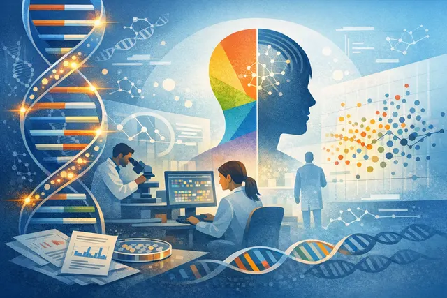 What did the largest ever genetic study of personality reveal about the 1,260 genetic variants associated with the Big Five traits—openness,