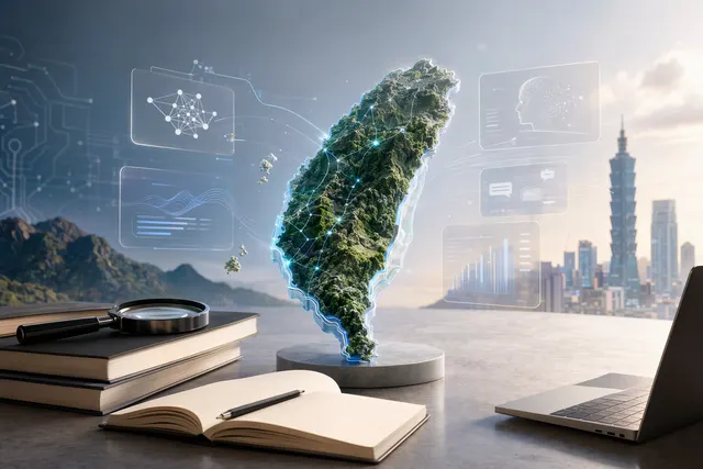 台灣 AI 工具與企業應用場景的概念插圖