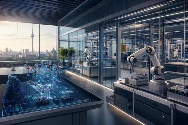Conceptual autonomous AI laboratory for materials discovery with robotic experimentation systems