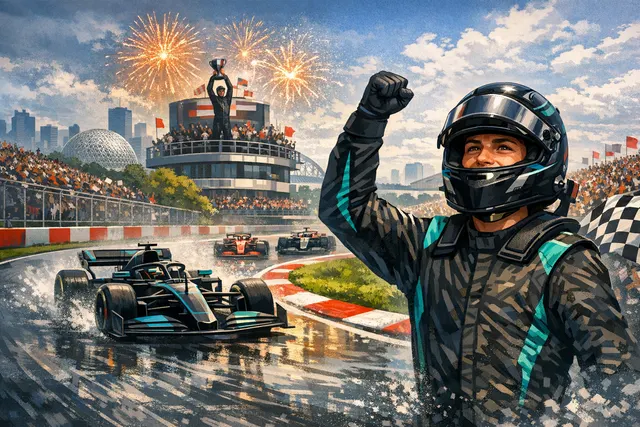 What happened during the 2026 Canadian Grand Prix, including Kimi Antonelli becoming the first driver in F1 history to win his first four ra