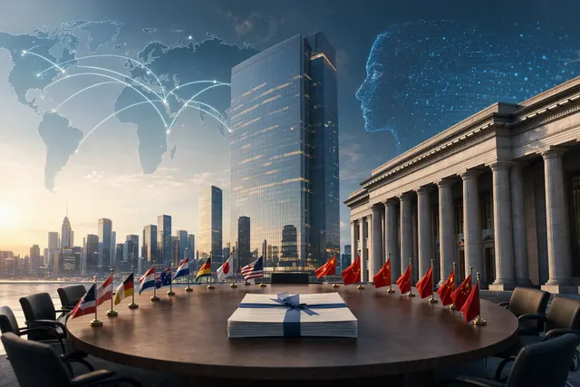 Illustration representing ByteDance’s syndicated loan and AI infrastructure investment