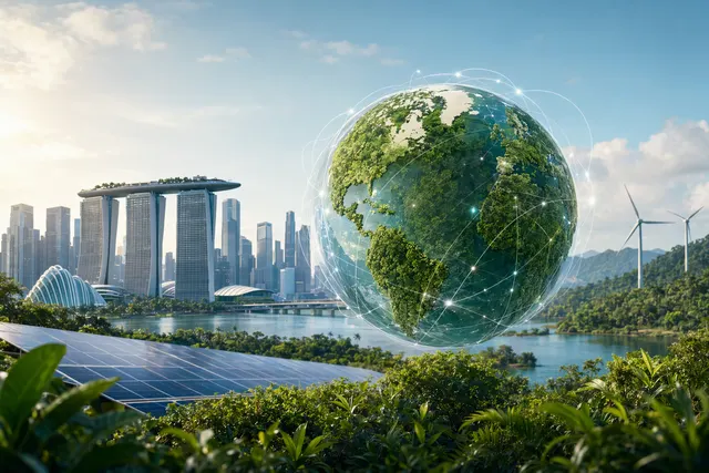 Illustration representing the ARC Coalition and global carbon credit markets