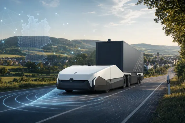 How are Einride and Lidl operating Germany’s first cab less SAE Level 4 autonomous truck without a driver or safety operator on public roads