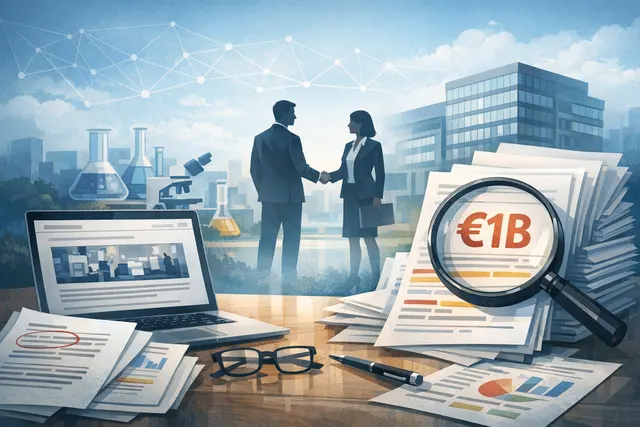 SAP and Prior Labs partnership illustration showing enterprise AI for structured data, with tabular foundation models and a European frontier AI lab concept