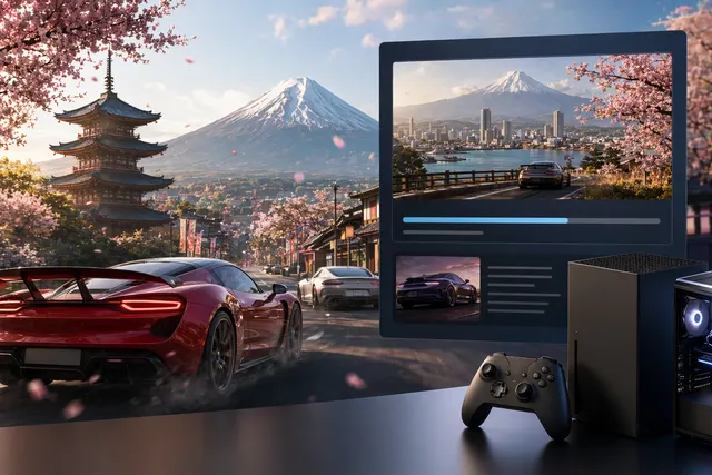 Forza Horizon 6 racing scene inspired by Japan with high performance sports cars