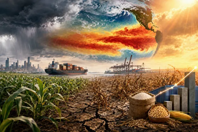 Illustration of El Niño’s potential effects on global food and commodity markets